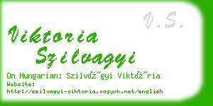 viktoria szilvagyi business card